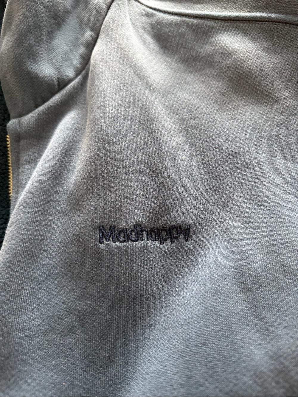 Madhappy Gray Logo Pullover Sweatshirt